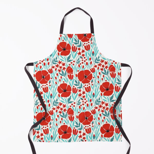 Item preview, Red Poppy Flower Pattern, Poppies Flower Pattern designed and sold by graphic-genie.
