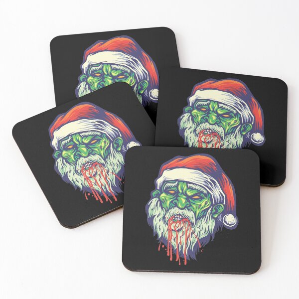 Item preview, Zombie Santa - Happy Christmas and a happy new year! - Available in stickers, clothing, etc designed and sold by crazycollective.