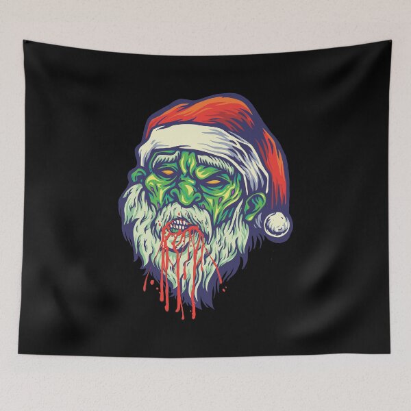 Item preview, Zombie Santa - Happy Christmas and a happy new year! - Available in stickers, clothing, etc designed and sold by crazycollective.