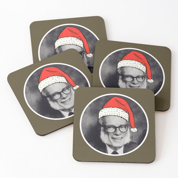 Item preview, Isaac Asimov Wearing A Santa Hat   designed and sold by HCDArtdesign.