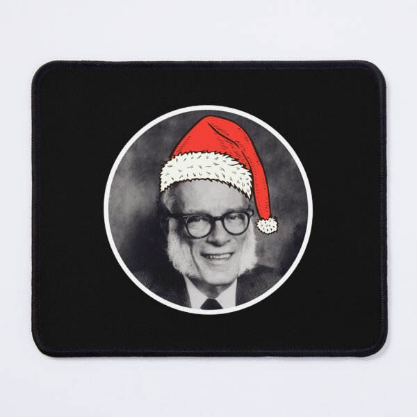 Item preview, Isaac Asimov Wearing A Santa Hat designed and sold by HCDArtdesign.