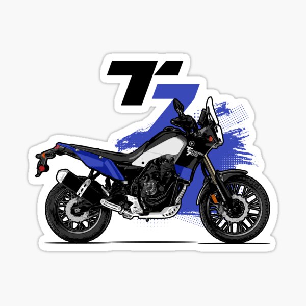 Yamaha Ténéré 700 Classic Ceramic Ice stickers