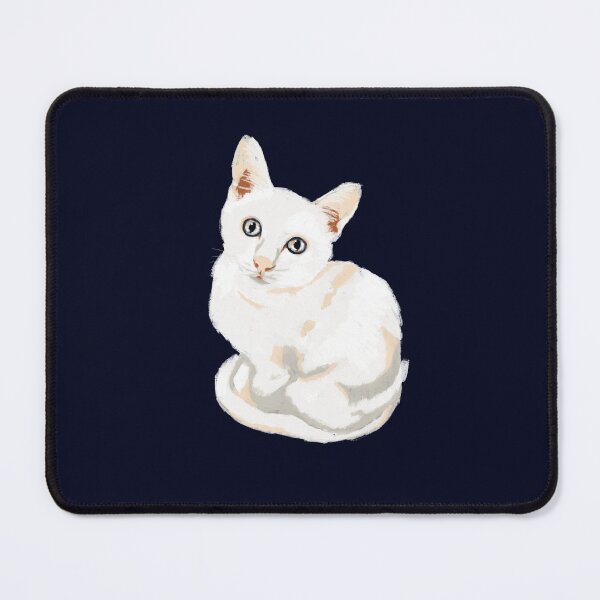 Item preview, White cat designed and sold by StudioCarper.