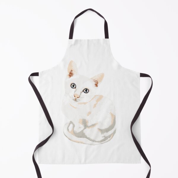 Item preview, White cat designed and sold by StudioCarper.