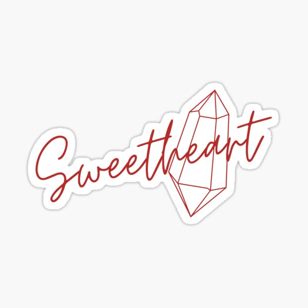 Specialist Agent Morgan/Mason "Sweetheart" Slogan - Dark Sticker