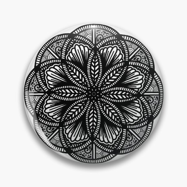 Item preview, circle mandala flower designed and sold by annimandala08.