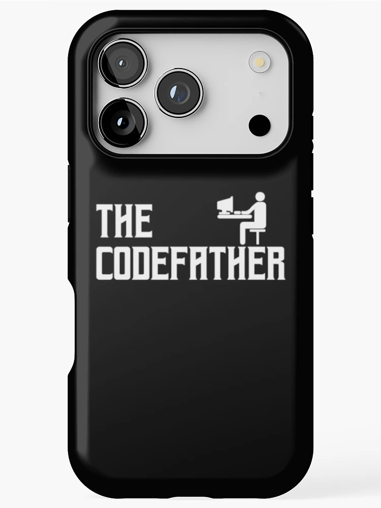 Thumbnail 1 of 4, iPhone Case, Funny Tee The Codefather Coding Coder Developer Computer Nerd designed and sold by CTankdesign.