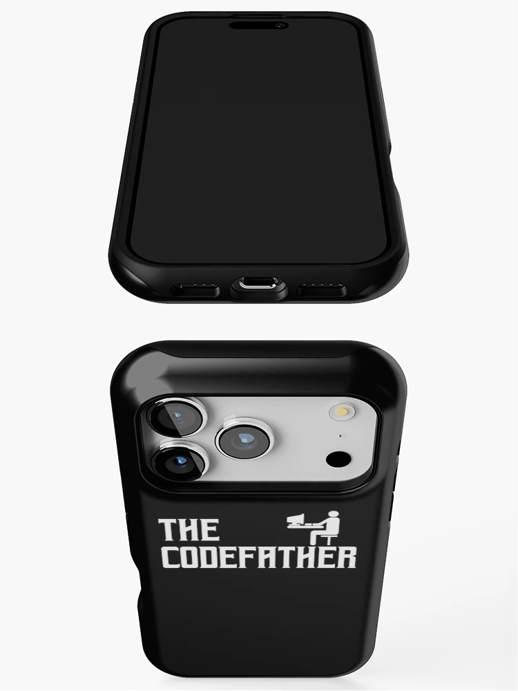 Thumbnail 3 of 4, iPhone Case, Funny Tee The Codefather Coding Coder Developer Computer Nerd designed and sold by CTankdesign.