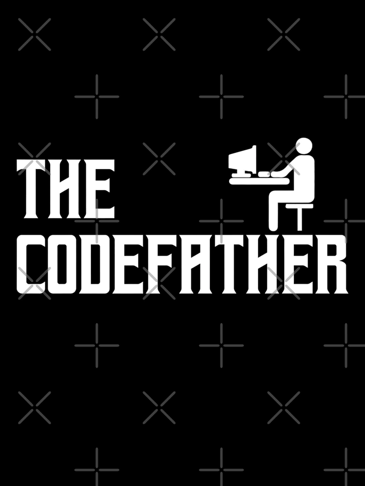 Thumbnail 3 of 3, Scarf, Funny Tee The Codefather Coding Coder Developer Computer Nerd designed and sold by CTankdesign.