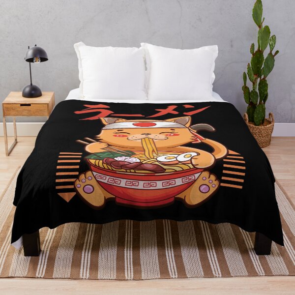 Item preview, Lucky Cat Ramen Cat Japanese Anime Cute Kawaii designed and sold by SqualeForce.