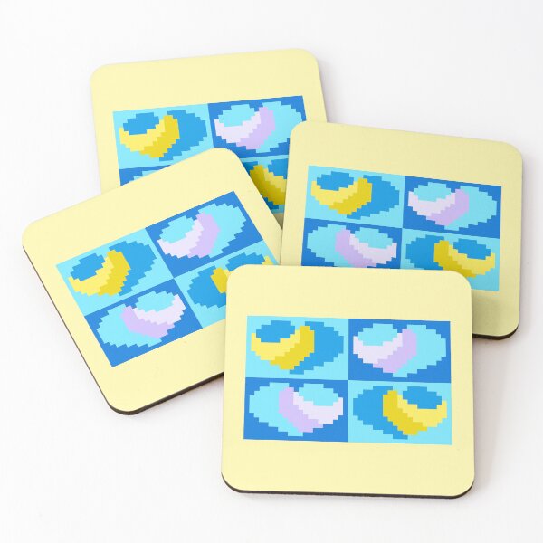 Item preview, Perfect Little Good Night Pixel Hearts designed and sold by rin3d .