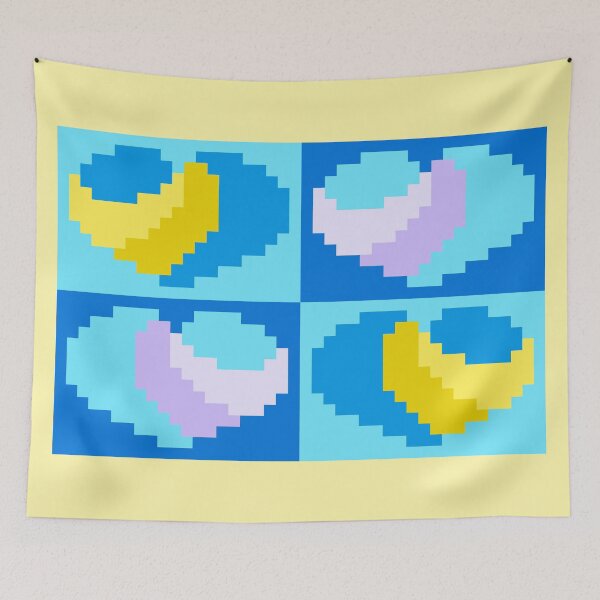 Item preview, Perfect Little Good Night Pixel Hearts designed and sold by rin3d .
