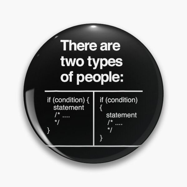 Item preview, Funny Tee There Are Two Types Of People Funny Programmer Coder designed and sold by CTankdesign.
