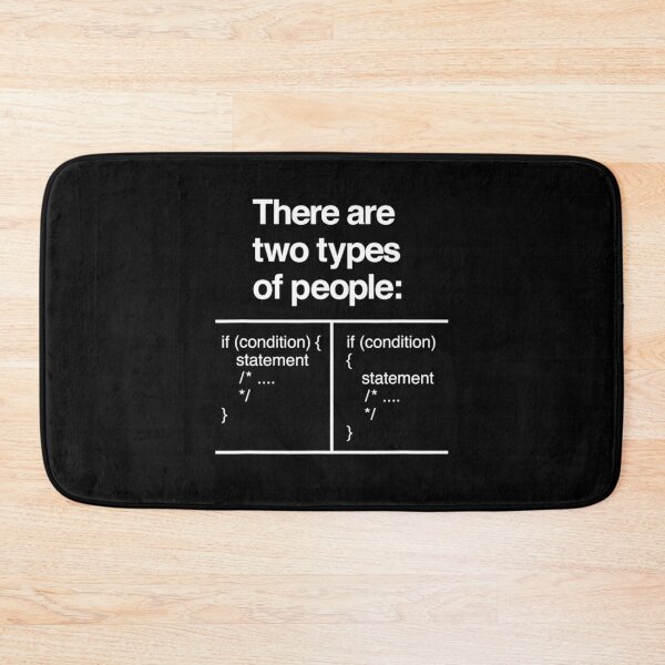 Item preview, Funny Tee There Are Two Types Of People Funny Programmer Coder designed and sold by CTankdesign.