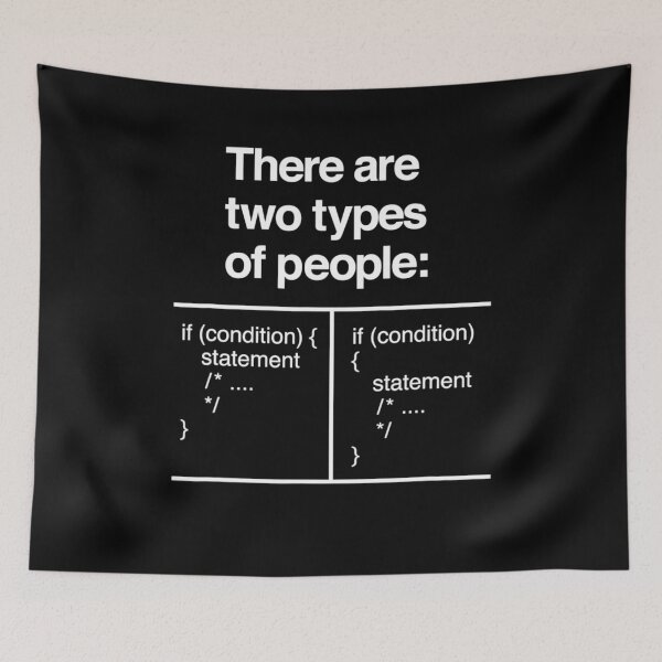 Item preview, Funny Tee There Are Two Types Of People Funny Programmer Coder designed and sold by CTankdesign.