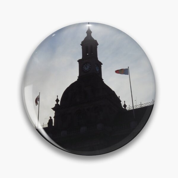 Item preview, Silhouette - Ipswich Town Hall & Christmas Tree designed and sold by wiggyofipswich.