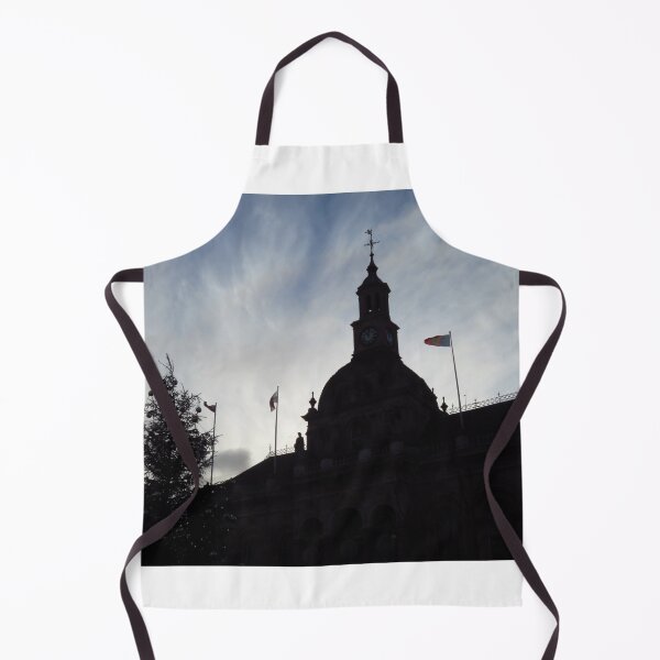 Item preview, Silhouette - Ipswich Town Hall & Christmas Tree designed and sold by wiggyofipswich.