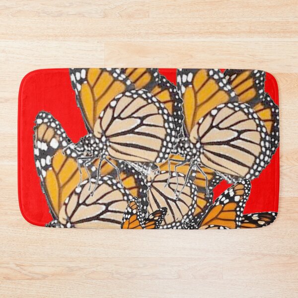 Item preview, MONARCH BUTTERFLY FAMILY RED ABSTRACT ART   designed and sold by sharlesart.