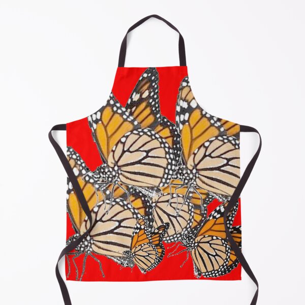 Item preview, MONARCH BUTTERFLY FAMILY RED ABSTRACT ART designed and sold by sharlesart.