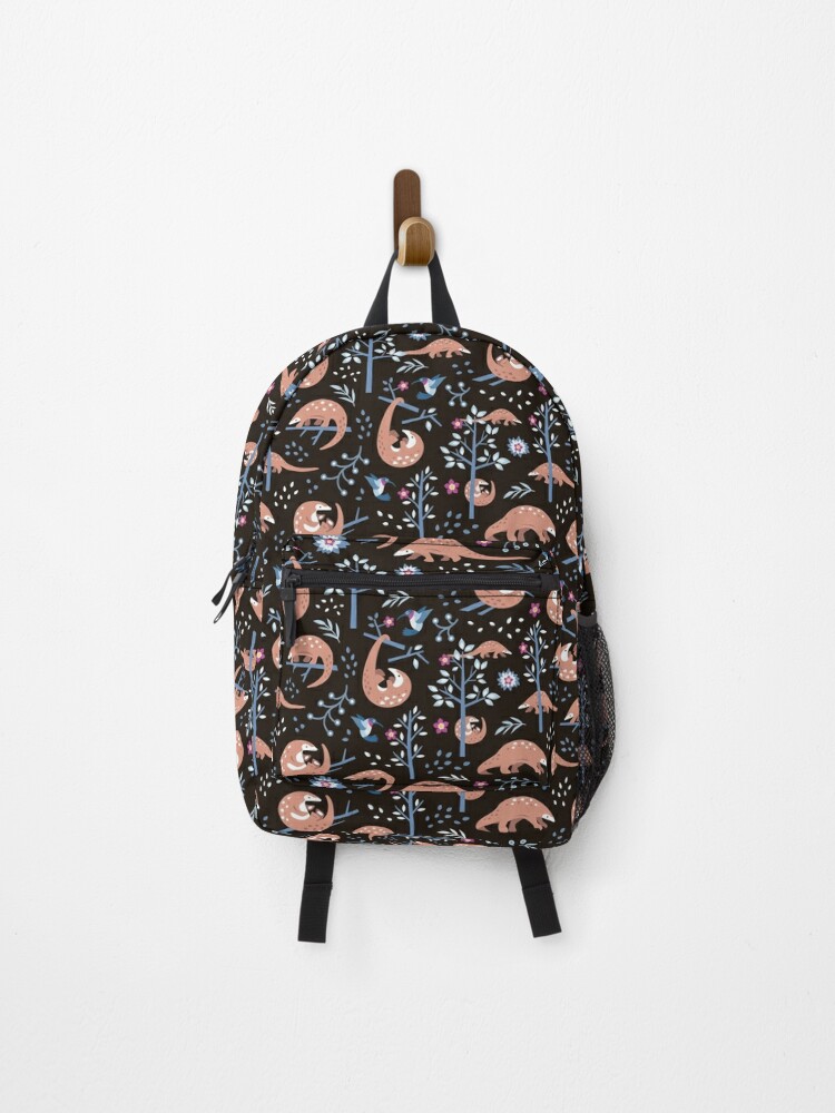 Cute Pangolin Pattern - Forest Pattern Backpack for Sale by