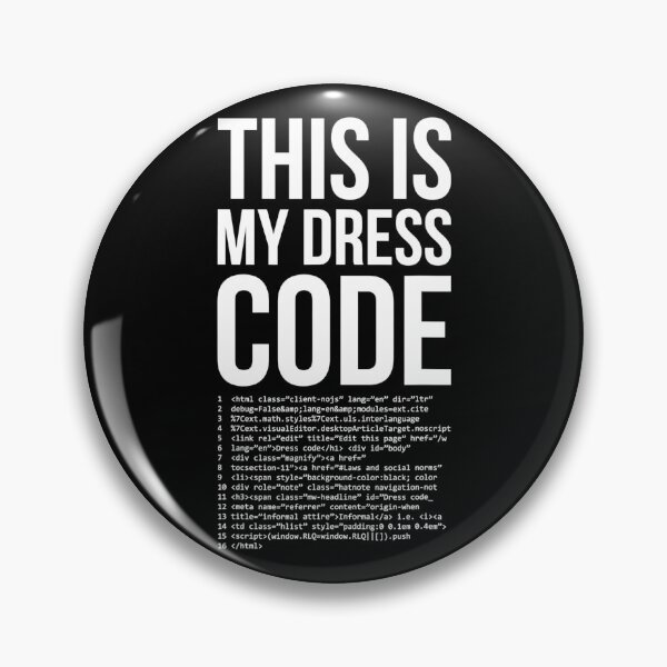 Item preview, Funny Tee This Is My Dresscode Coder Developer Computer Nerd Code Gift designed and sold by CTankdesign.