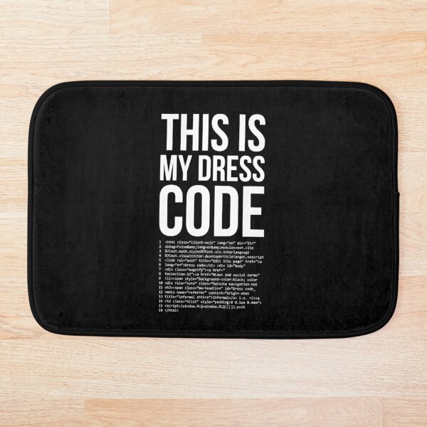 Item preview, Funny Tee This Is My Dresscode Coder Developer Computer Nerd Code Gift designed and sold by CTankdesign.