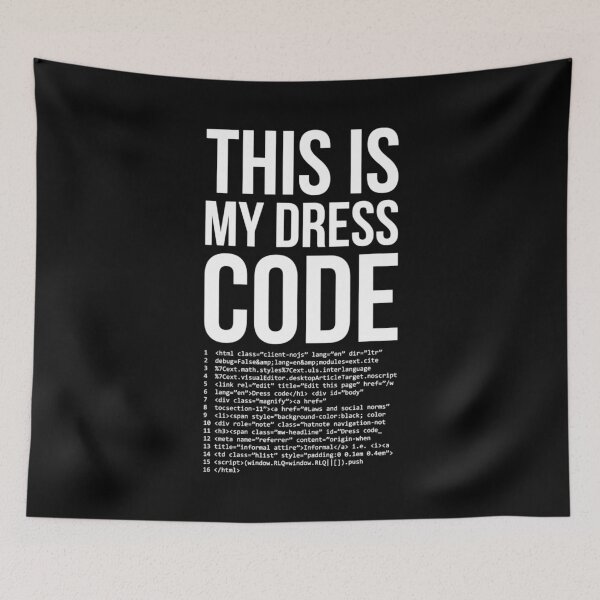 Item preview, Funny Tee This Is My Dresscode Coder Developer Computer Nerd Code Gift designed and sold by CTankdesign.