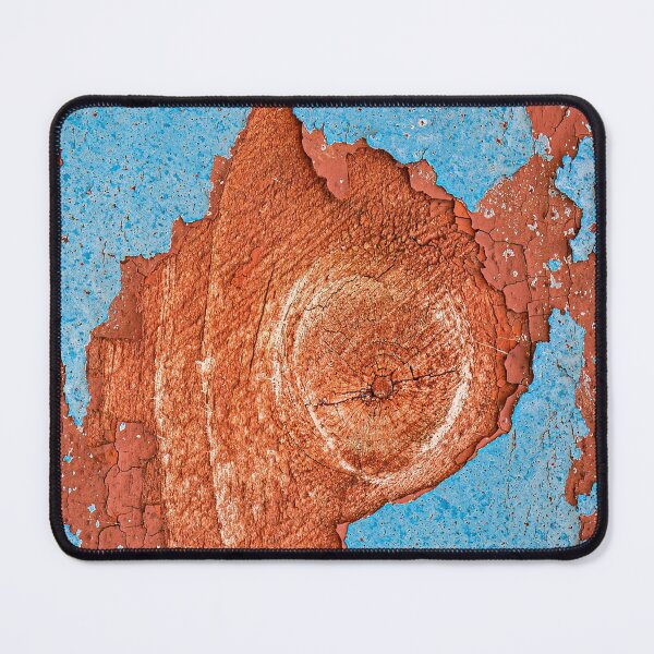 Item preview, Abstract Blue and Red Painted Wood designed and sold by Tony North.