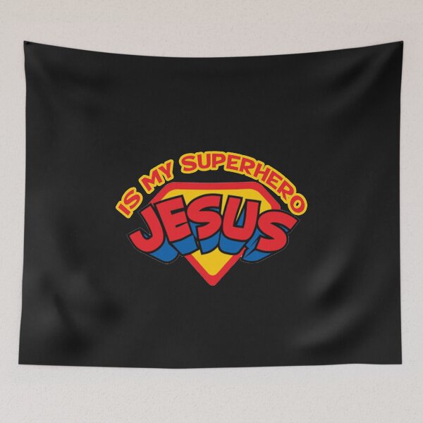 Aperçu de l'œuvre jesus is my superhero créée et vendue par hotifroti.