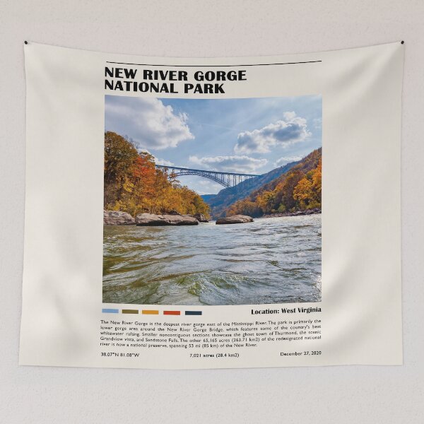 Item preview, New River Gorge National Park designed and sold by JoshuaDarbon94.