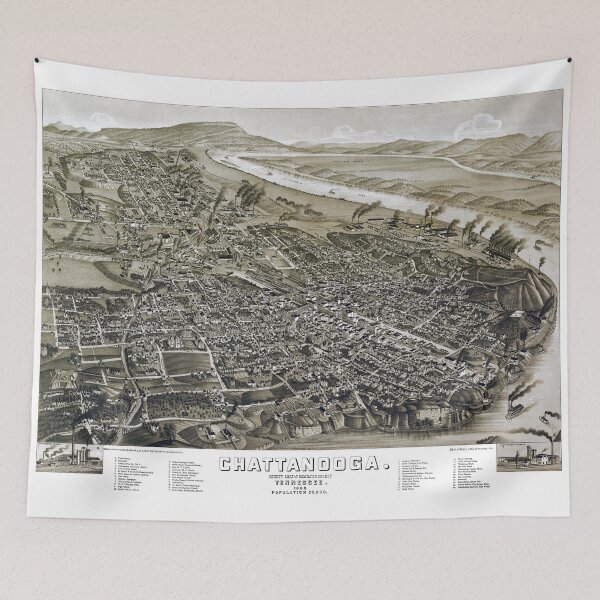 Item preview, Chattanooga - Tennessee - 1886 designed and sold by paulrommer.