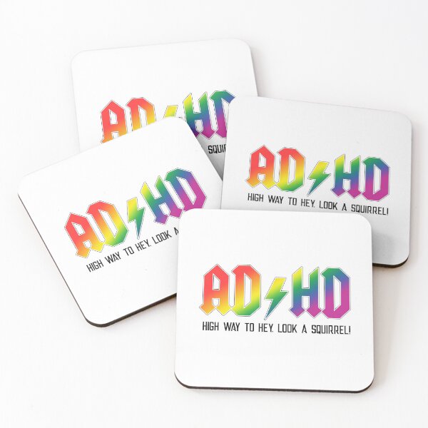 Item preview, ADHD Highway to Hey. Look a Squirrel Rainbow designed and sold by Dolphin Graphic.