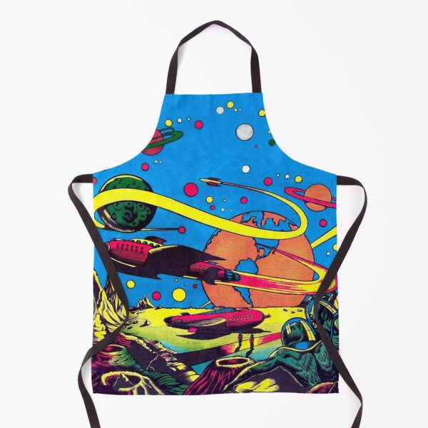 Item preview, Beautiful Retro Sci-Fi Space Bright Color Colour Comic Book Illustration designed and sold by TrulyEpoque.