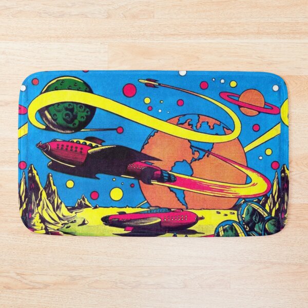Item preview, Beautiful Retro Sci-Fi Space Bright Color Colour Comic Book Illustration designed and sold by TrulyEpoque.