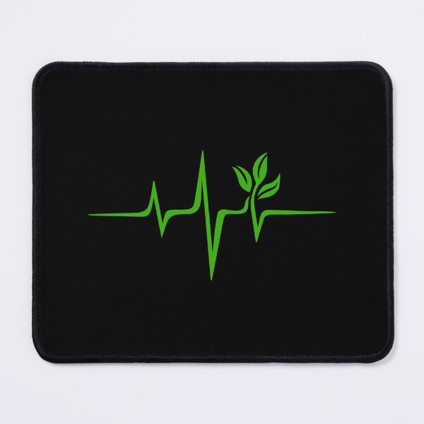 Item preview, Heartbeat, Pulse Green, Vegan, Frequency, Wave, Earth, Planet designed and sold by boom-art.