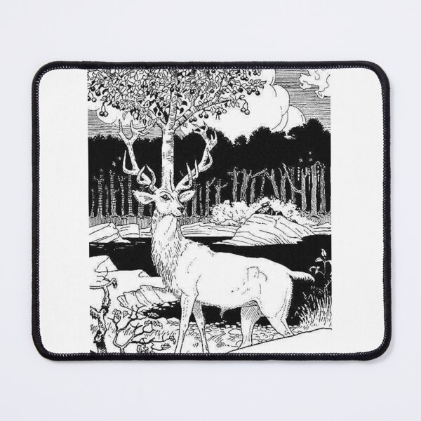 Item preview, Ink Drawing Wild Deer Art Print designed and sold by Eva Vincent.