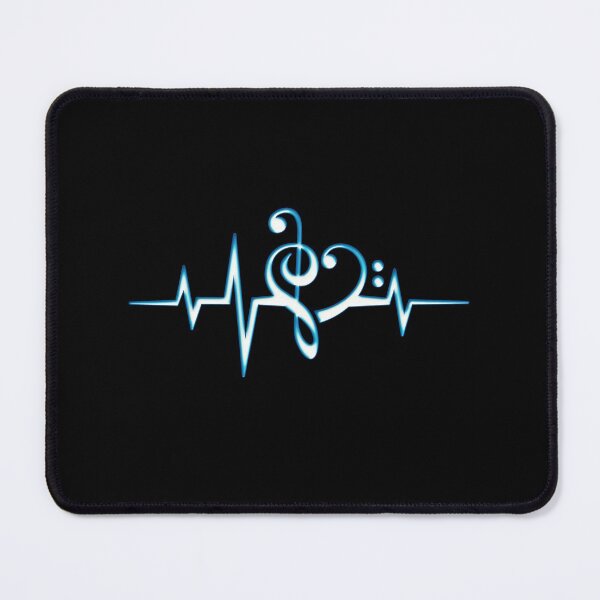 Item preview, MUSIC HEART PULSE, Love, Music, Bass Clef, Treble Clef, Classic, Dance, Electro designed and sold by boom-art.