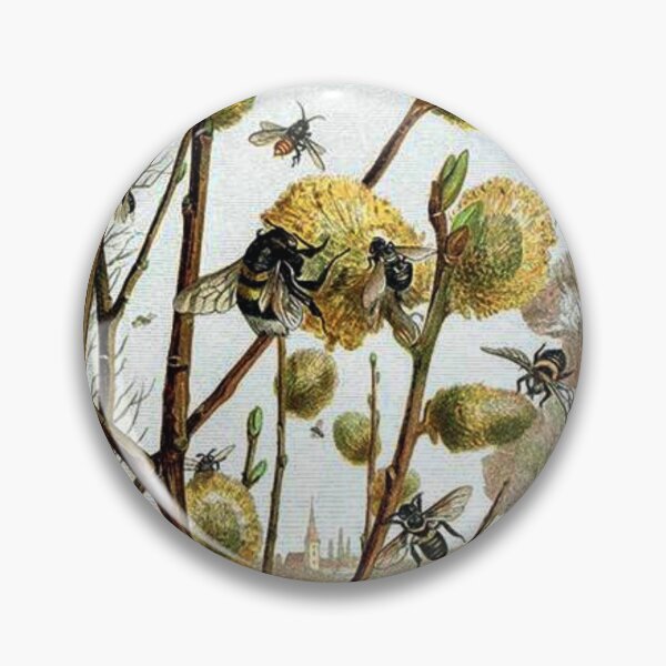 Item preview, Vintage Bees Art Print designed and sold by Eva Vincent.