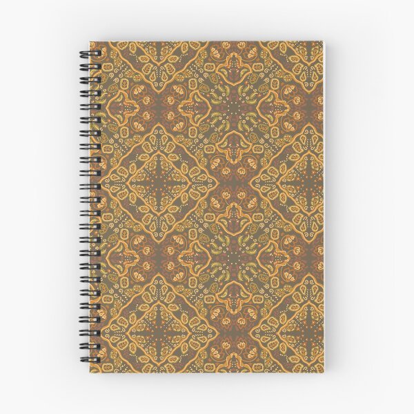 Item preview, sepia Flowers seamless kaleidoscope background designed and sold by Maria ehwas.