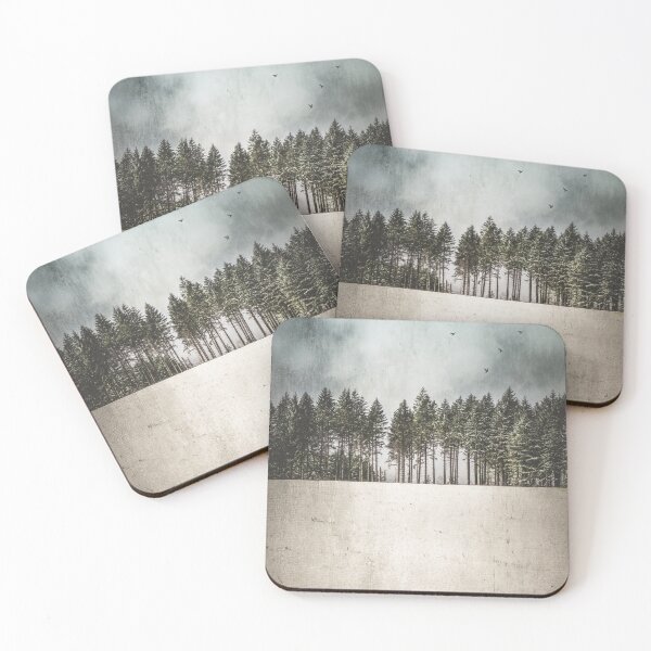 Item preview, pine trees in the snow designed and sold by ellydevries.