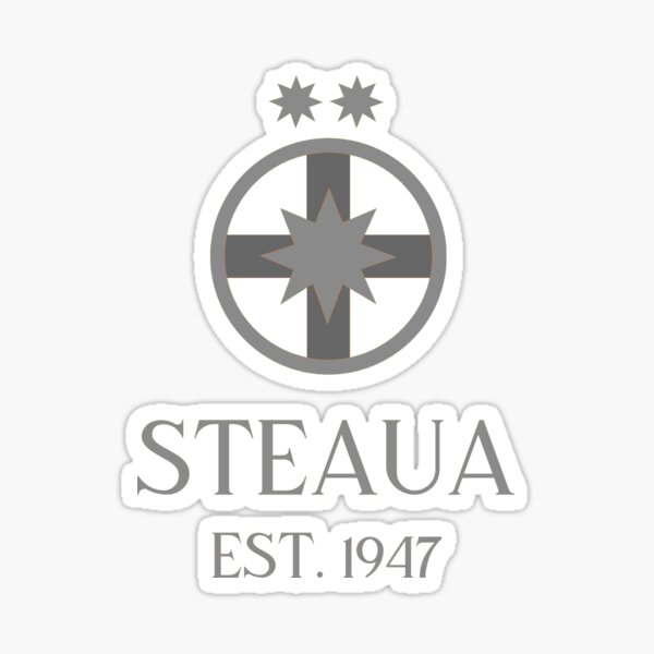 Steaua Bucharest of Romania crest.