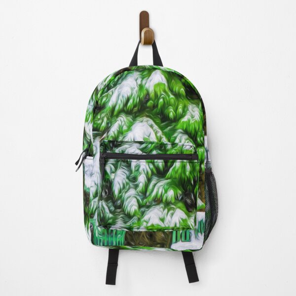 Item preview, snow on trees and bench designed and sold by ellydevries.