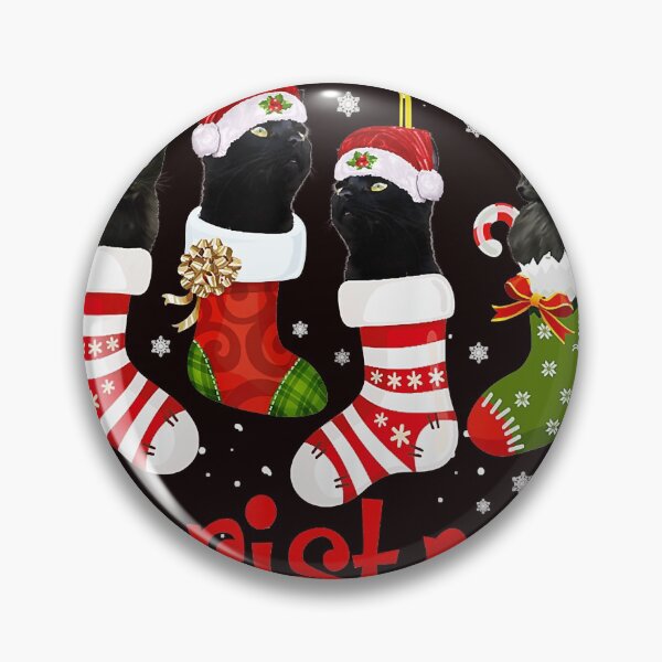 Artikelvorschau, Das ist mein Weihnachtspyjama Schwarze Katze in Socken Xmas Kätzchen entworfen und verkauft von JodyBoling.