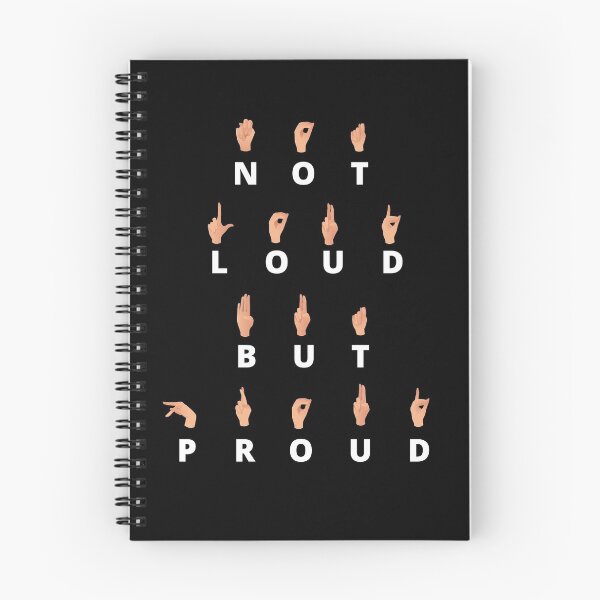 Item preview, Not Loud But Proud Unique Gift With Sign Language designed and sold by Urosek.