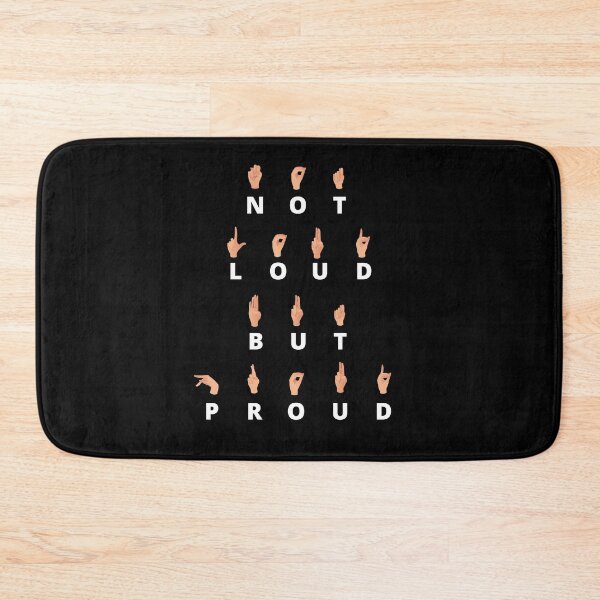 Item preview, Not Loud But Proud Unique Gift With Sign Language designed and sold by Urosek.