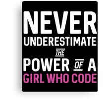 Never Underestimate Power Of Girl Who Code" Posters by ... Never Underestimate Power Of Girl Who Code" Posters by ...