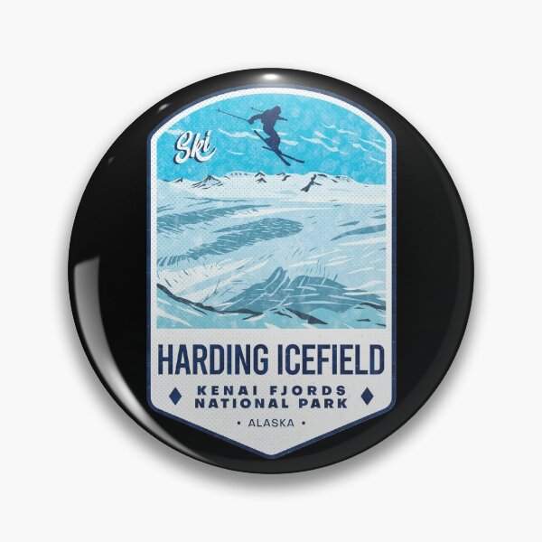 Item preview, Ski Harding Icefield Kenai Fjords National Park Alaska designed and sold by JordanHolmes.