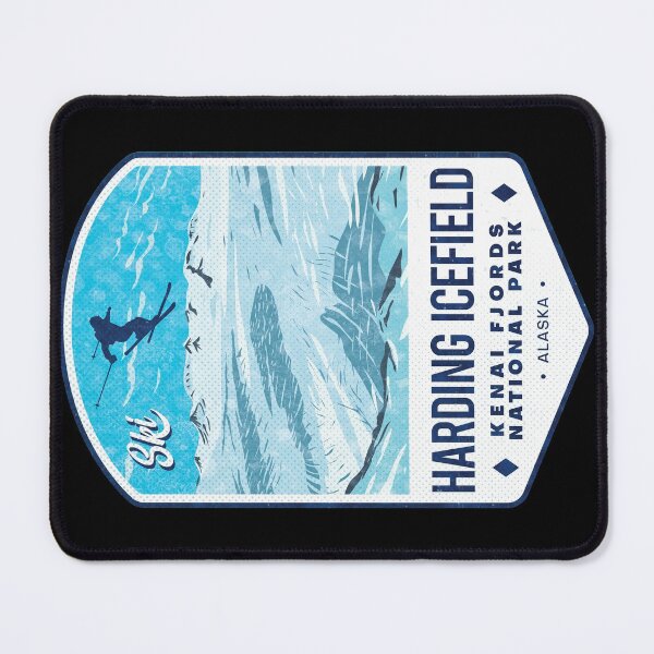 Item preview, Ski Harding Icefield Kenai Fjords National Park Alaska designed and sold by JordanHolmes.