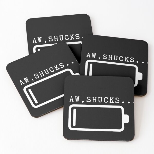 Item preview, AW SHUCKS (BATTERY) designed and sold by saraevscreen.
