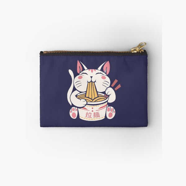 Item preview, Cute Kawaii Chubby Cat Eating Ramen Noodles Cup Noods Lover designed and sold by OnepixArt.